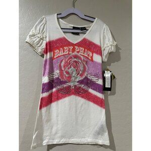 Baby Phat Kimora Lee Simmons Girls Short Sleeve Tee size M NWT